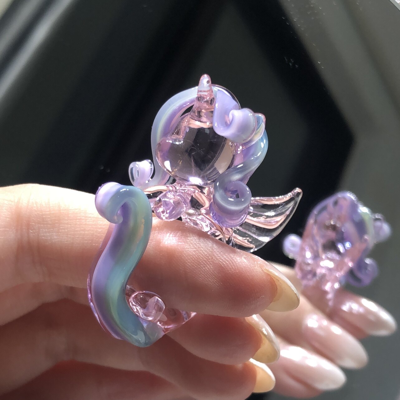 My Little Pony Flurry Heart Ring – Pink Crystal Princess Statement Jewelry for Ring Girls