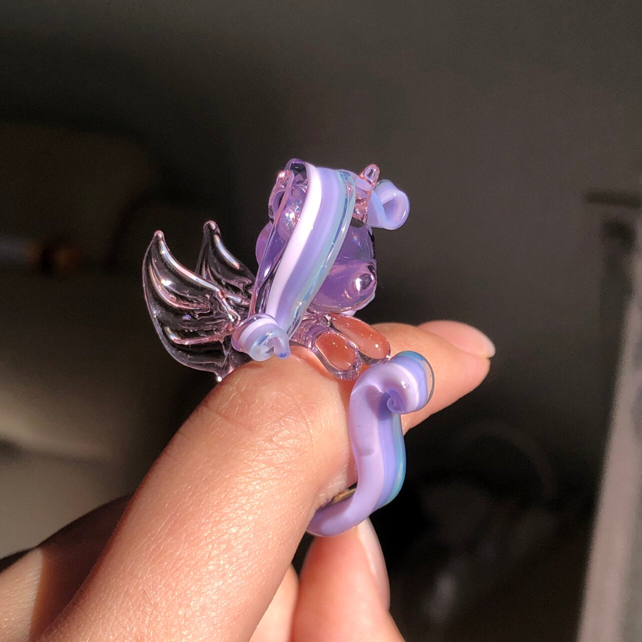 My Little Pony Flurry Heart Ring – Pink Crystal Princess Statement Jewelry for Ring Girls