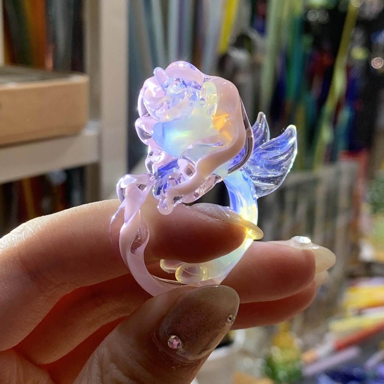 My Little Pony Fleur De Lis Ring – Royal Iris Floral Jewelry Ring Gift